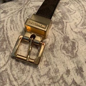 Michael Kors MK brown belt